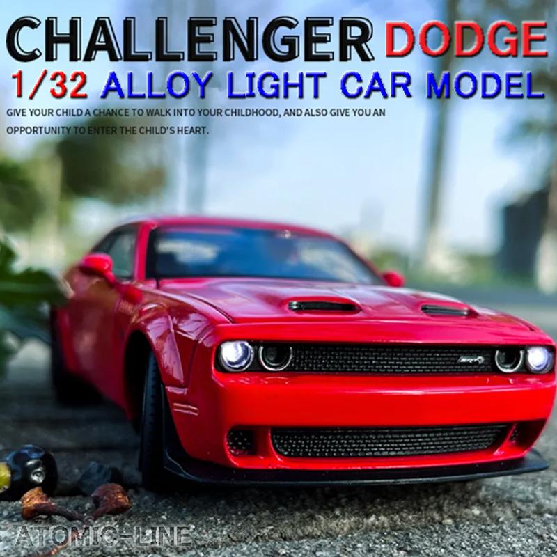 ダッジ チャレンジャー SRT 1/32 ミニカー 全3色 ライト点灯 ダッジ チャレンジャー SRT 1/32 ミニカー 全3色 ライト点灯