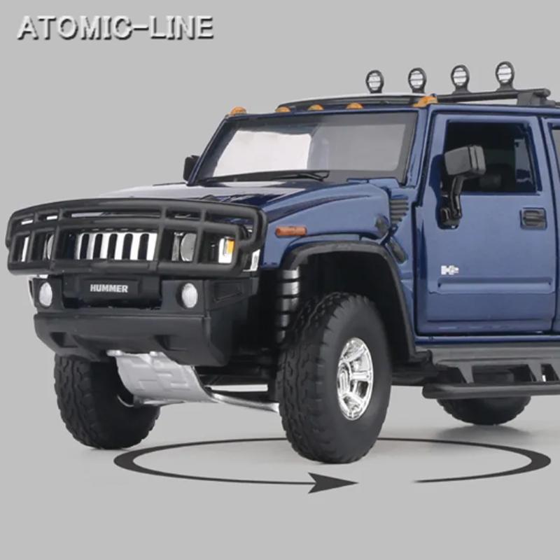 HUMMER（ハマー） H2 1/32 ミニカー 全4色 ＋1タイプ ライト点灯