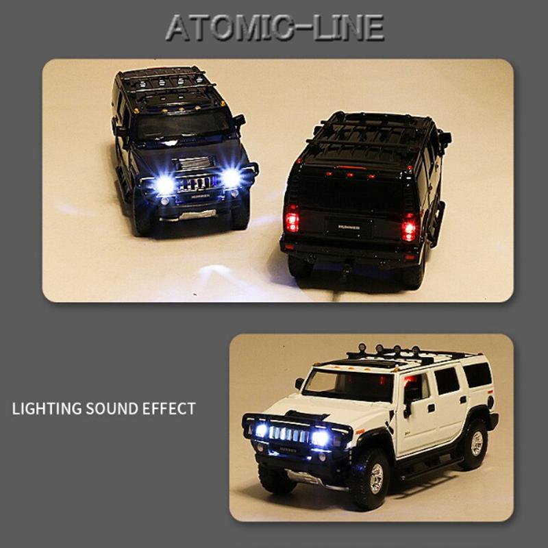 HUMMER ハマー H2 1/32 ミニカー 全4色 +1タイプ ライト点灯 HUMMER ハマー H2 1/32 ミニカー 全4色 +1タイプ ライト点灯
