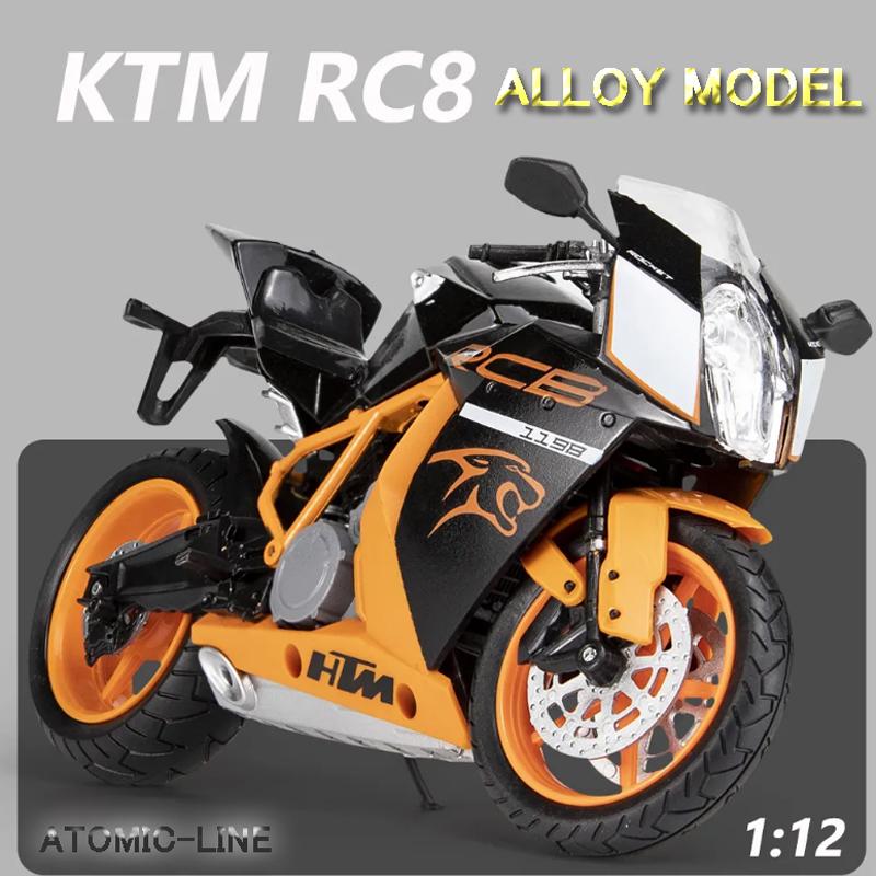 KTM RC08 1/12 ミニカー 全2色 バイク 合金モデル 模型 ジオラマ