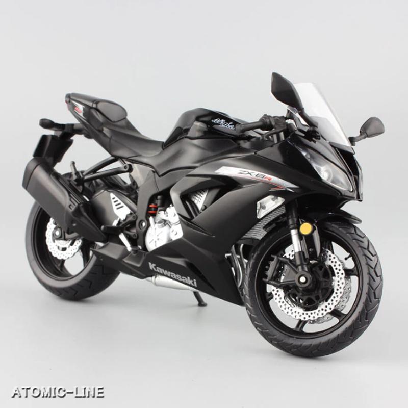 カワサキ ZX-6R ニンジャ 1/12 ミニカー 全3色 バイク 合金モデル 模型 ジオラマ