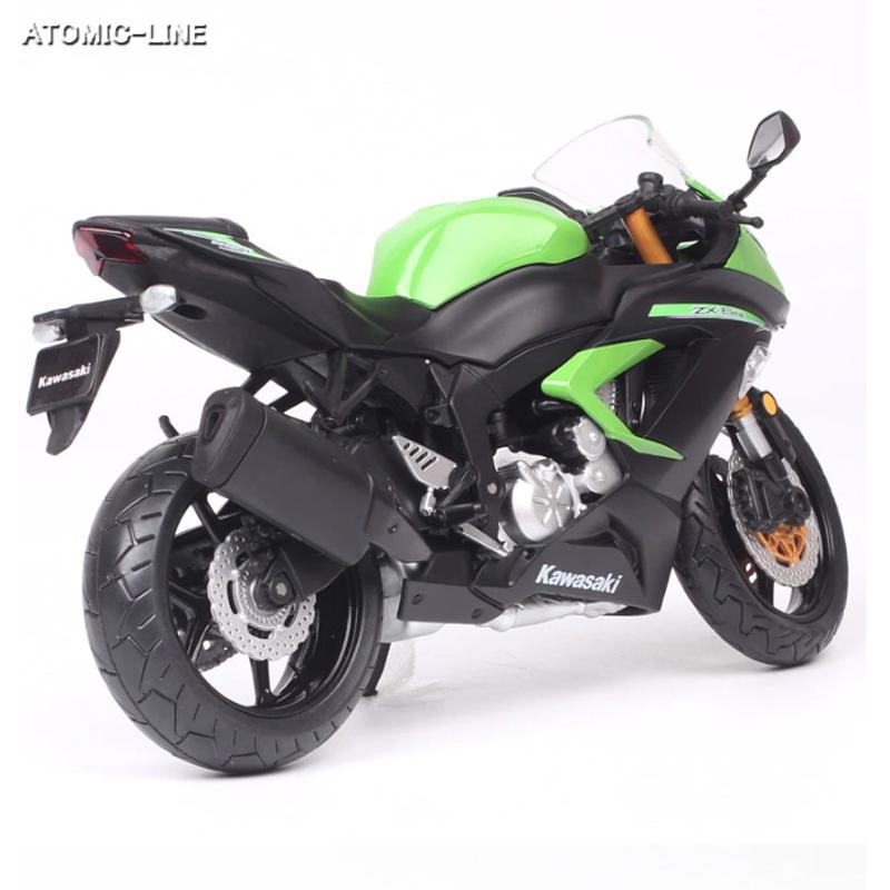 カワサキ ZX-6R ニンジャ 1/12 ミニカー 全3色 バイク 合金モデル 模型 