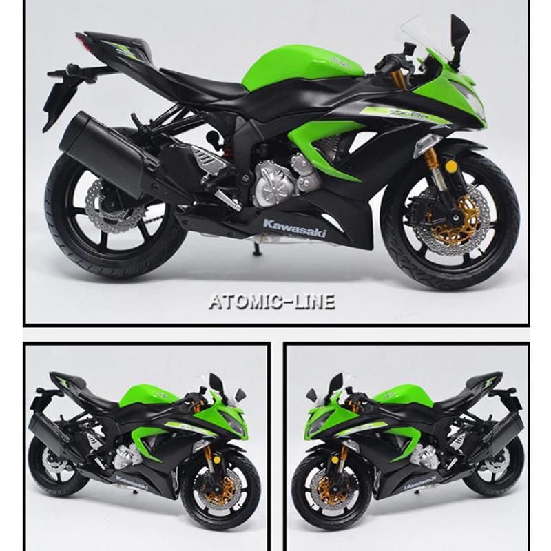カワサキ ZX-6R ニンジャ 1/12 ミニカー 全3色 バイク 合金 カワサキ ZX-6R ニンジャ 1/12 ミニカー 全3色 バイク 合金