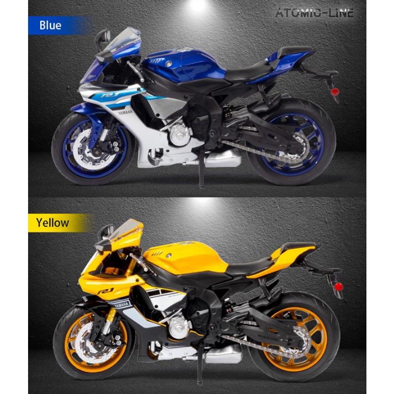 YAMAHA（ヤマハ） 1/12 YZF-R1 ミニカー 全4色 バイク 合金モデル 模型