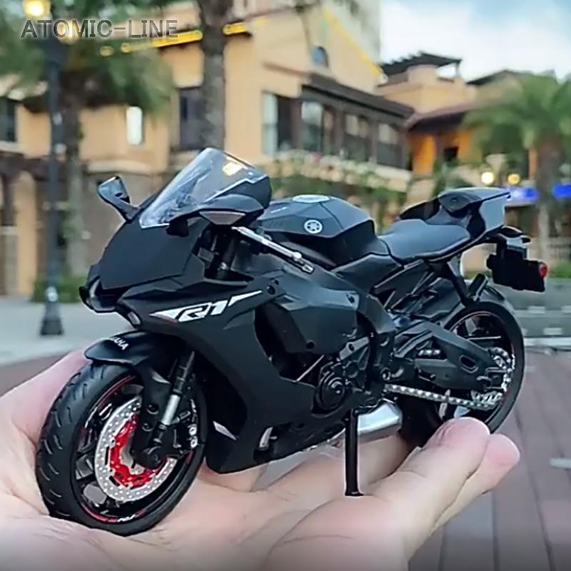 YAMAHA 1/12 ヤマハ YZF-R1 ミニカー 全4色 バイク 合金モデル