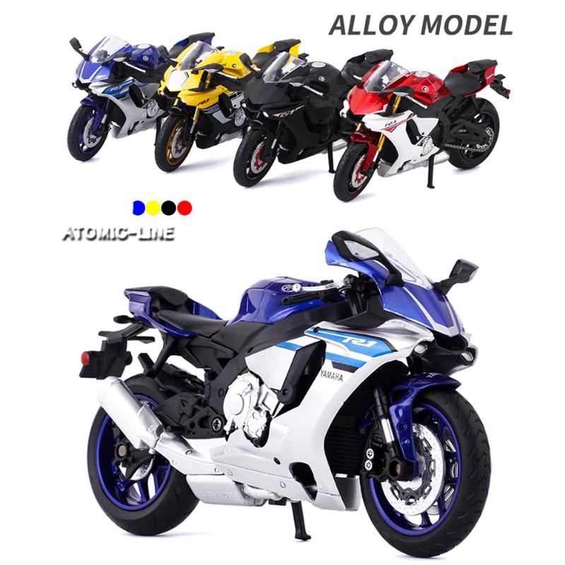 YAMAHA（ヤマハ） 1/12 YZF-R1 ミニカー 全4色 バイク 合金モデル 模型