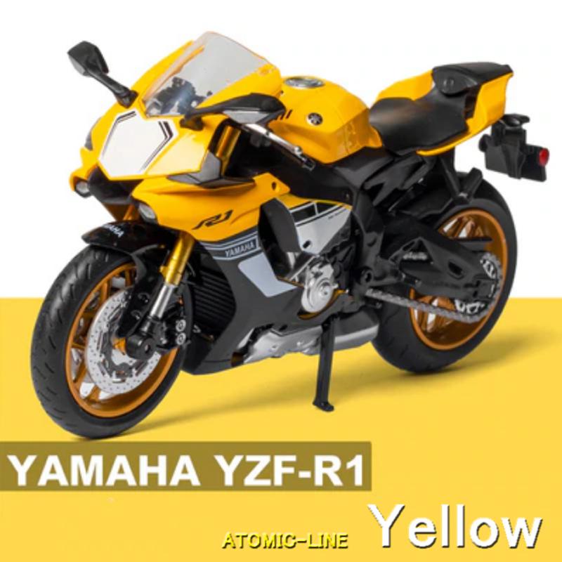 YAMAHA 1/12 ヤマハ YZF-R1 ミニカー 全4色 バイク 合金モデル