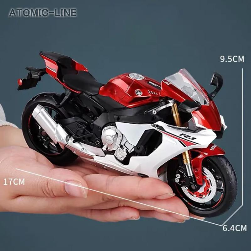 YAMAHA（ヤマハ） 1/12 YZF-R1 ミニカー 全4色 バイク 合金モデル 模型