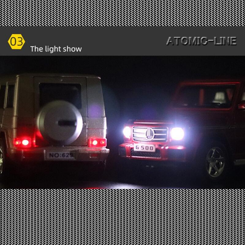 メルセデス ベンツ G500 1/32 ミニカー 全5色 ライト点滅 エンジン