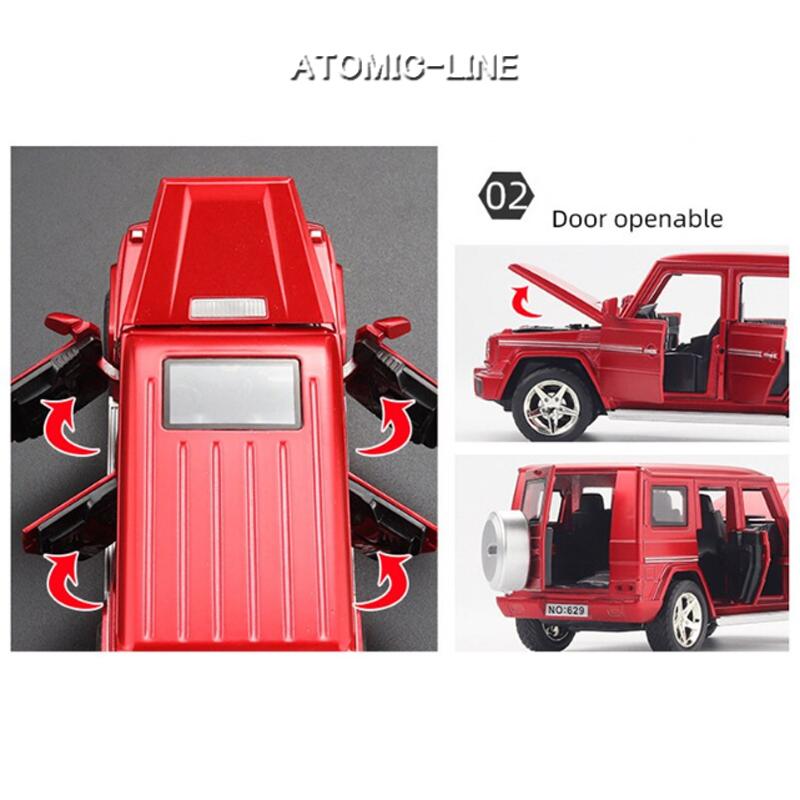 メルセデス ベンツ G500 1/32 ミニカー 全5色 ライト点滅 エンジン