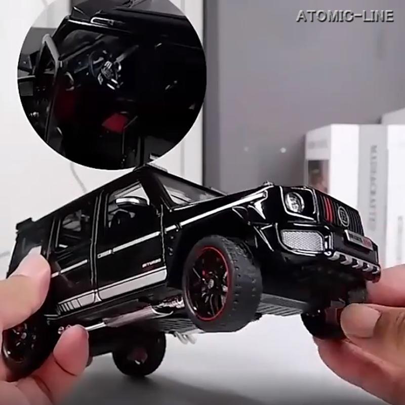 メルセデス ベンツ BRABUS G800 1/24 ミニカー 全4色 ライト点灯 エンジンサウンド 合金モデル 模型 ジオラマ｜atomic-line｜21