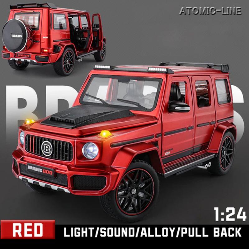 メルセデス ベンツ BRABUS G800 1/24 ミニカー 全4色 ライト点灯 メルセデス ベンツ BRABUS G800 1/24 ミニカー 全4色 ライト点灯