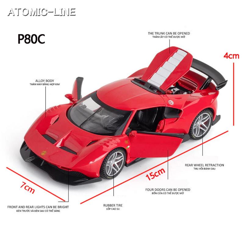 Ferrari フェラーリ P80/C 1/32 ミニカー 全4色 ライト点灯 Ferrari フェラーリ P80/C 1/32 ミニカー 全4色 ライト点灯