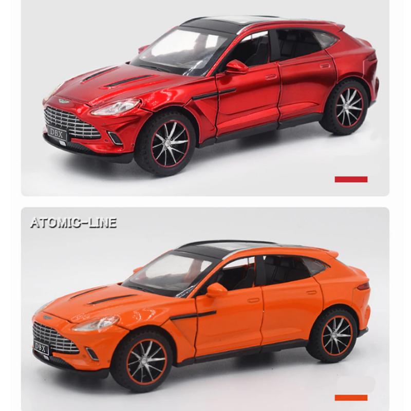 アストンマーティン DBX ミニカー 1/32 全4色 ライト点灯 エンジン  