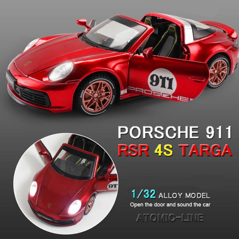 PORSCHE DESIGN ポルシェ 911 RSR タルガ 4S 1/32 ミニカー 全3 PORSCHE DESIGN ポルシェ 911 RSR タルガ 4S 1/32 ミニカー 全3