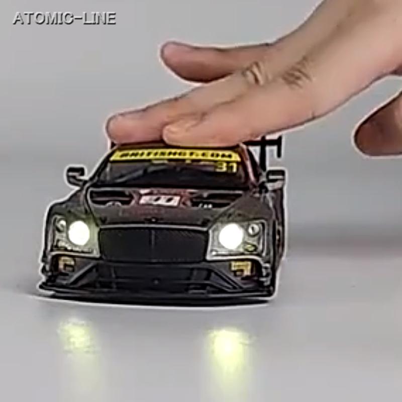 ベントレー　ベントレーミニカー　京商 kyosho GT3 ベントレーGT3 Bentley コンチネンタル GT3 1/32 ミニカー 全4色 ライト点灯