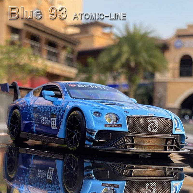 Bentley コンチネンタル GT3 1/32 ミニカー 全4色 ライト点灯 エンジン