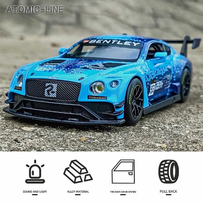 ベントレー　ベントレーミニカー　京商 kyosho GT3 ベントレーGT3 Bentley コンチネンタル GT3 1/32 ミニカー 全4色 ライト点灯