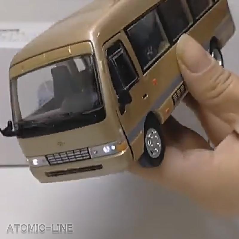 トヨタ（TOYOTA） コースター バス 1/32 ミニカー ライト点灯 エンジン