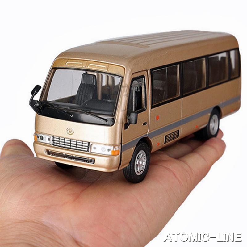 トヨタ（TOYOTA） コースター バス 1/32 ミニカー ライト点灯 エンジン