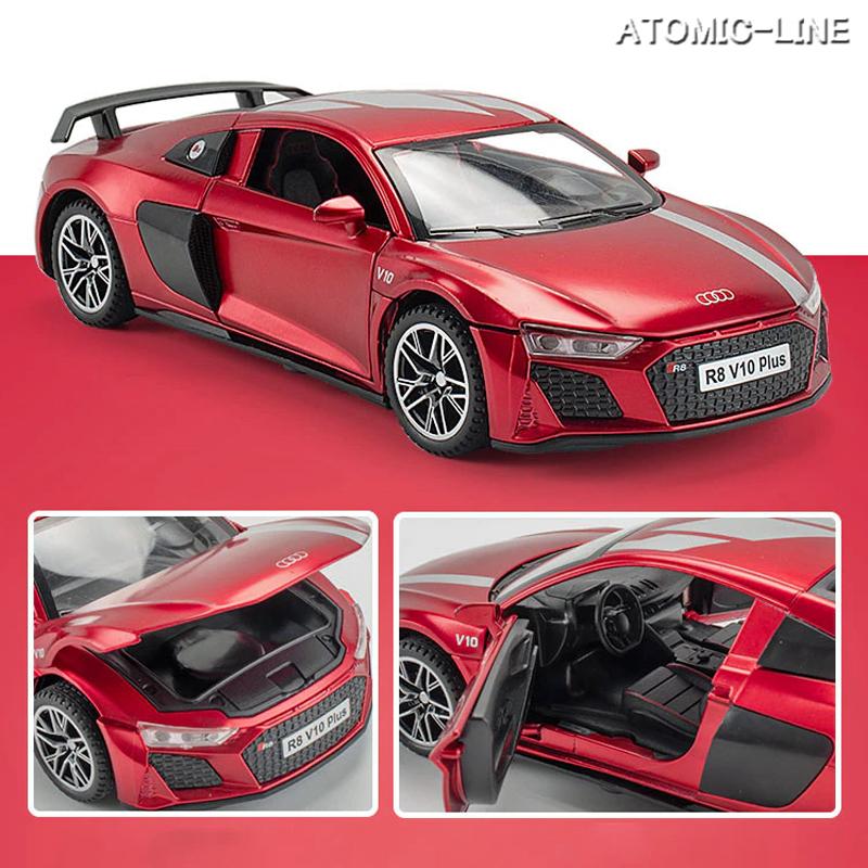 アウディ　audi R8 ミニカー 新品 LMF 1/64 アウディ Audi R8 LMS ULTRA grey-blue, Boost