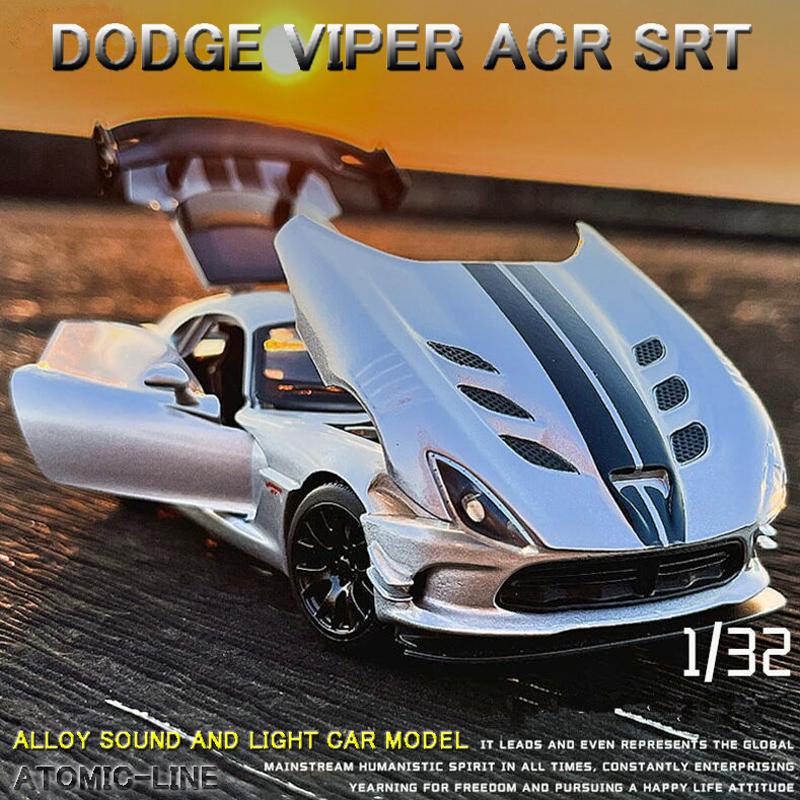 ダッジ バイパー SRT10 ACR 1/32 ミニカー 全3色 ライト点滅 サウンド