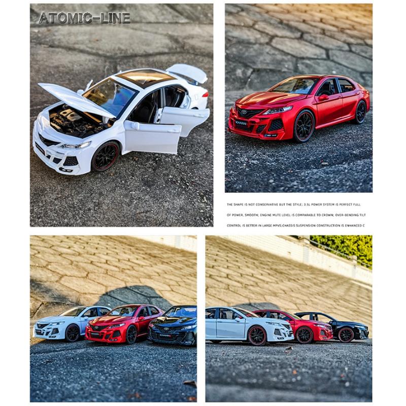 トヨタ（TOYOTA） カムリ 1/24 ミニカー 全4色 ライト点灯 エンジン