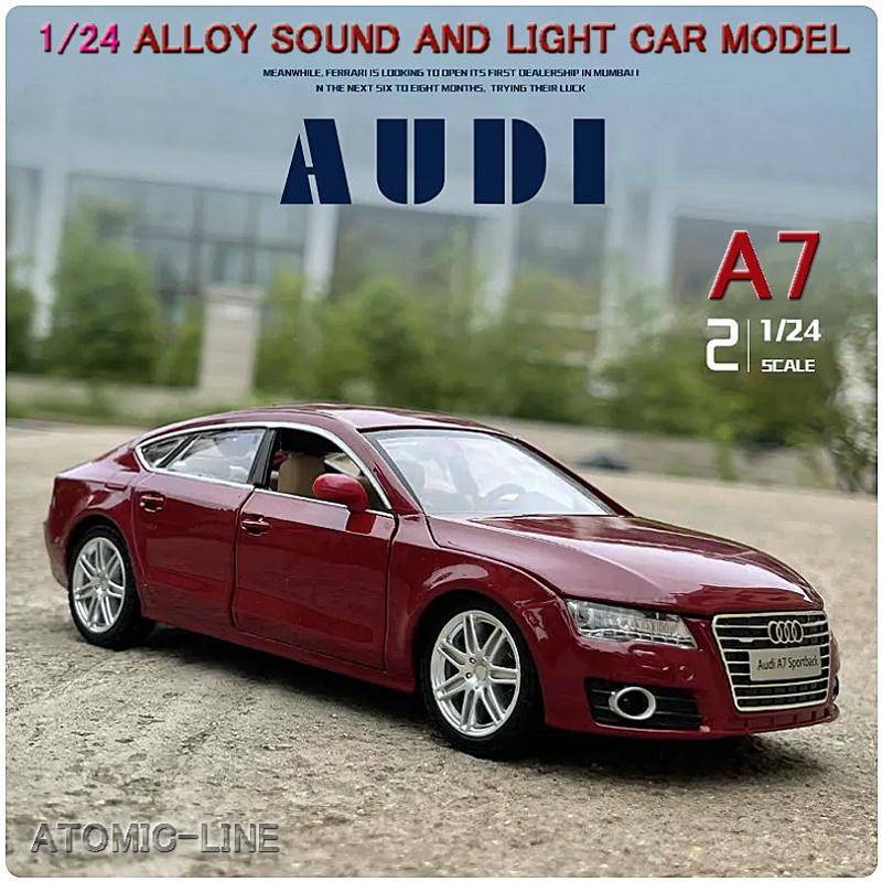 AUDI アウディ A7 1/24 ミニカー 全2色 ライト点灯 エンジン AUDI アウディ A7 1/24 ミニカー 全2色 ライト点灯 エンジン