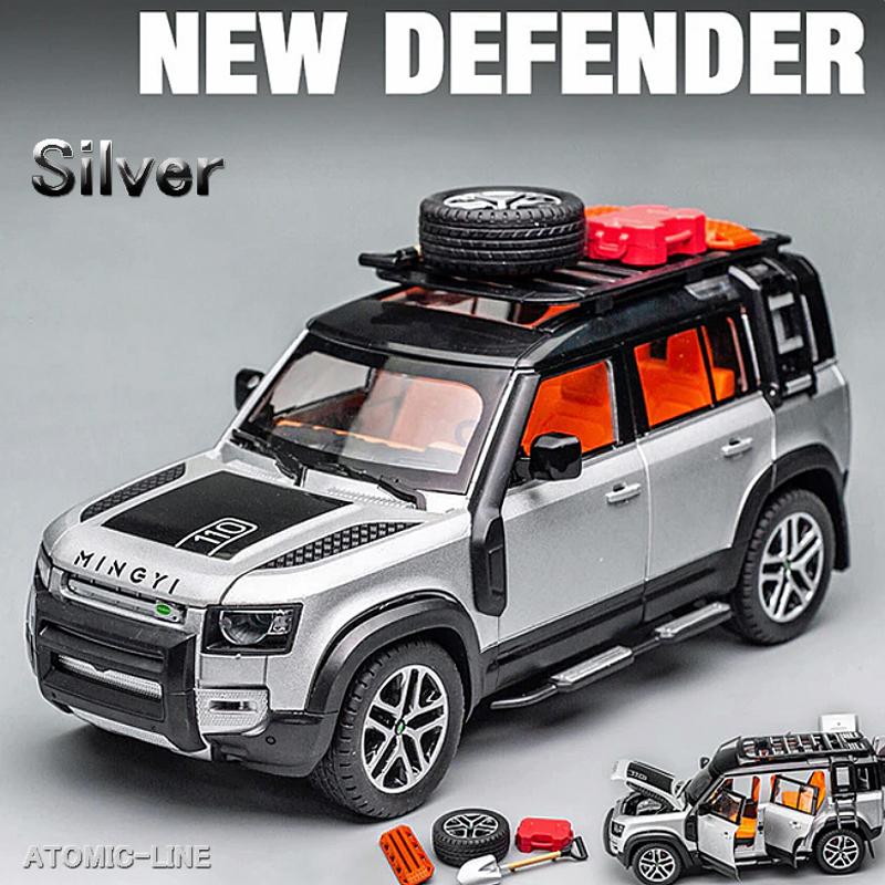 LAND ROVER ディフェンダー 1/24 ミニカー 全9色 ライト点灯