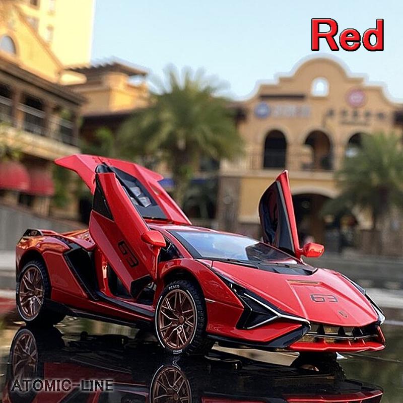 Lamborghini ランボルギーニ FKP37 シアン 1/32 ミニカー 全4色