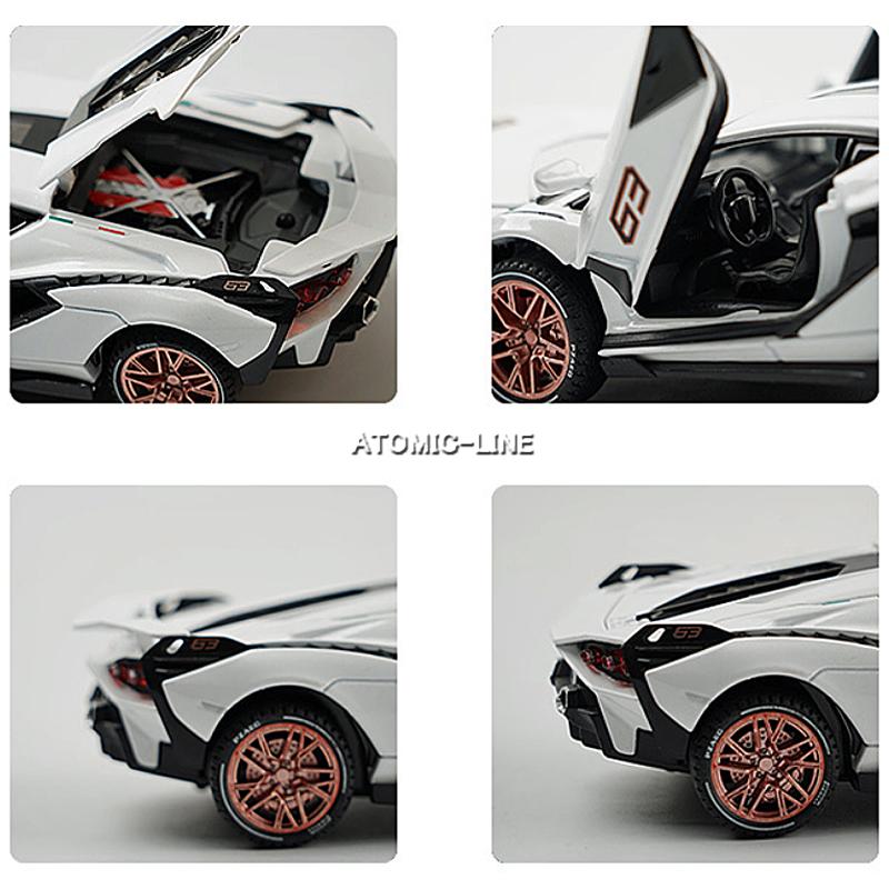 Lamborghini（ランボルギーニ） FKP37 シアン 1/32 ミニカー 全4色