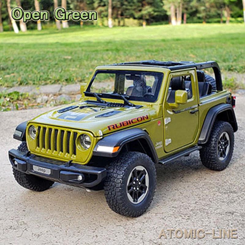 Jeep ジープ WRANGLER ルビコン 1/20 ミニカー 全4色 ×2タイプ