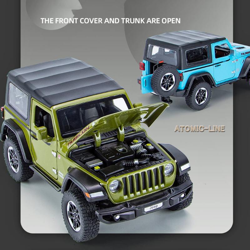 Jeep ジープ WRANGLER ルビコン 1/20 ミニカー 全4色 ×2タイプ
