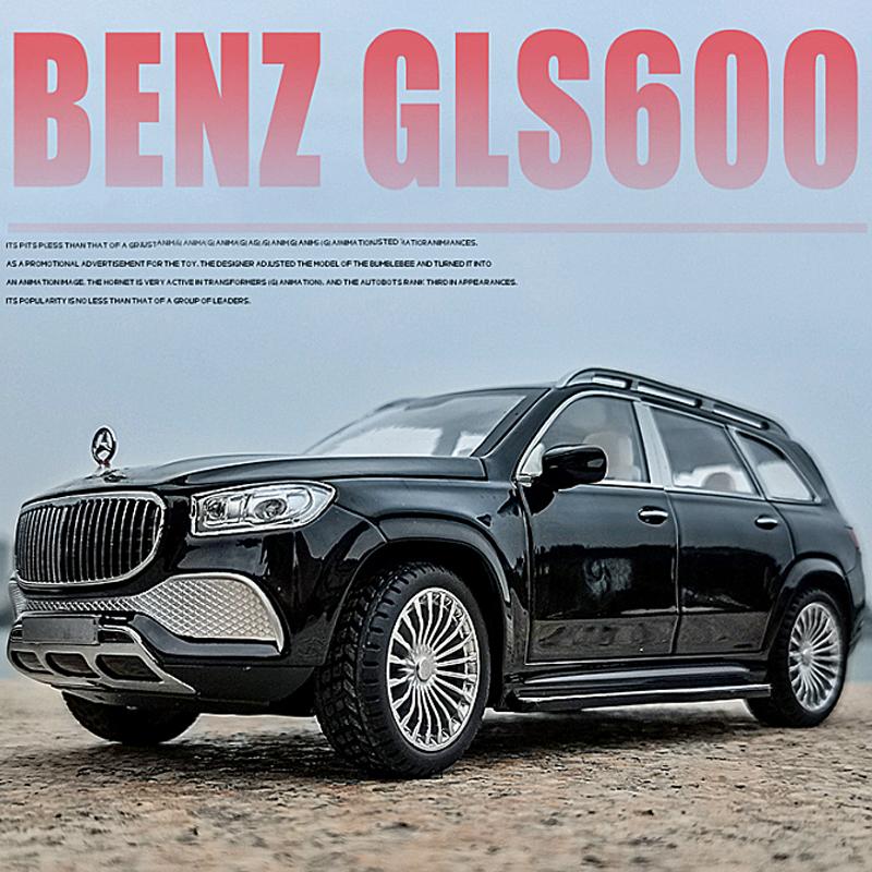 Mercedes Benz マイバッハ GLS600 1/24 ミニカー 全3色 ライト点灯