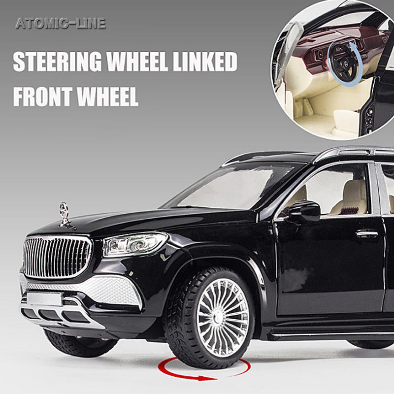 Mercedes Benz マイバッハ GLS600 1/24 ミニカー 全3色 ライト点灯