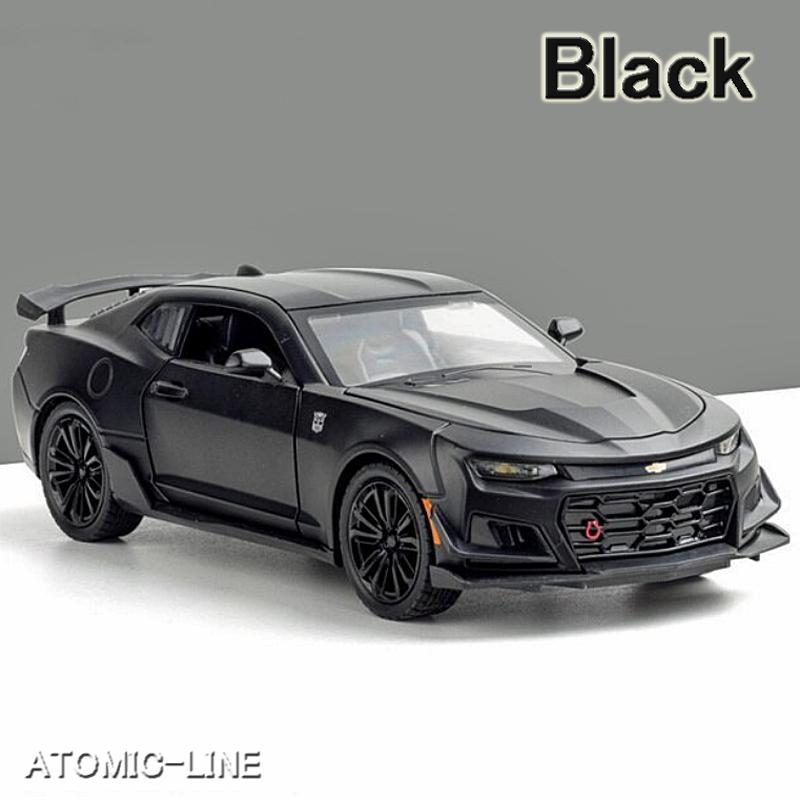 シボレー カマロ 1/24 ミニカー 全3色 ライト点灯 エンジン