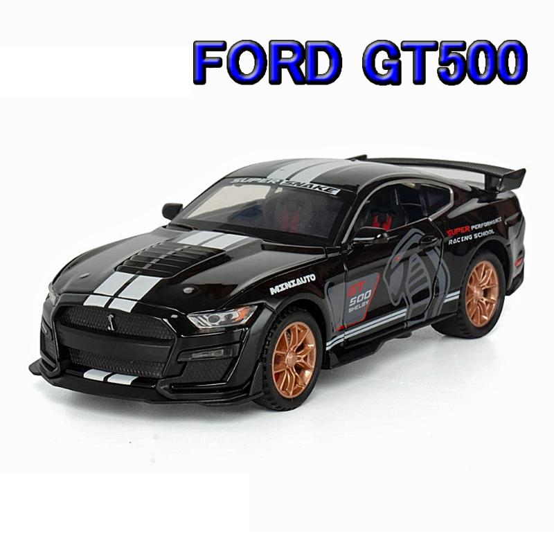 フォード マスタング GT500 SHELBY 1/24 ミニカー 全4色 ライト点灯