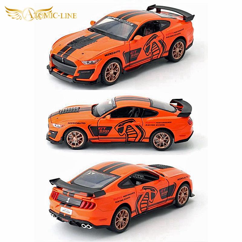 フォード マスタング GT500 SHELBY 1/24 ミニカー 全4色 ライト点灯