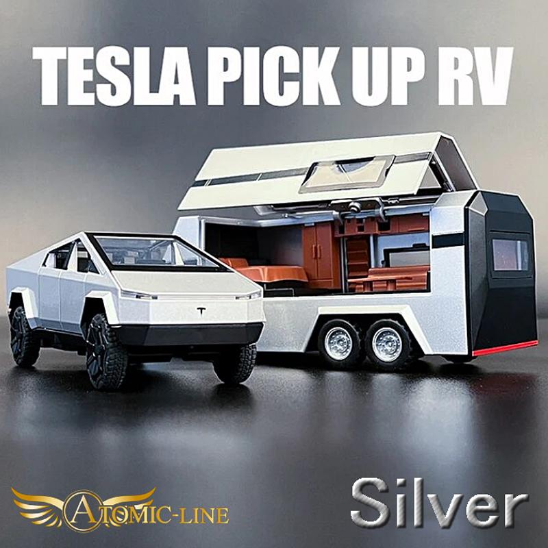 テスラ サイバートラック キャンピングトレーラー セット 1/32