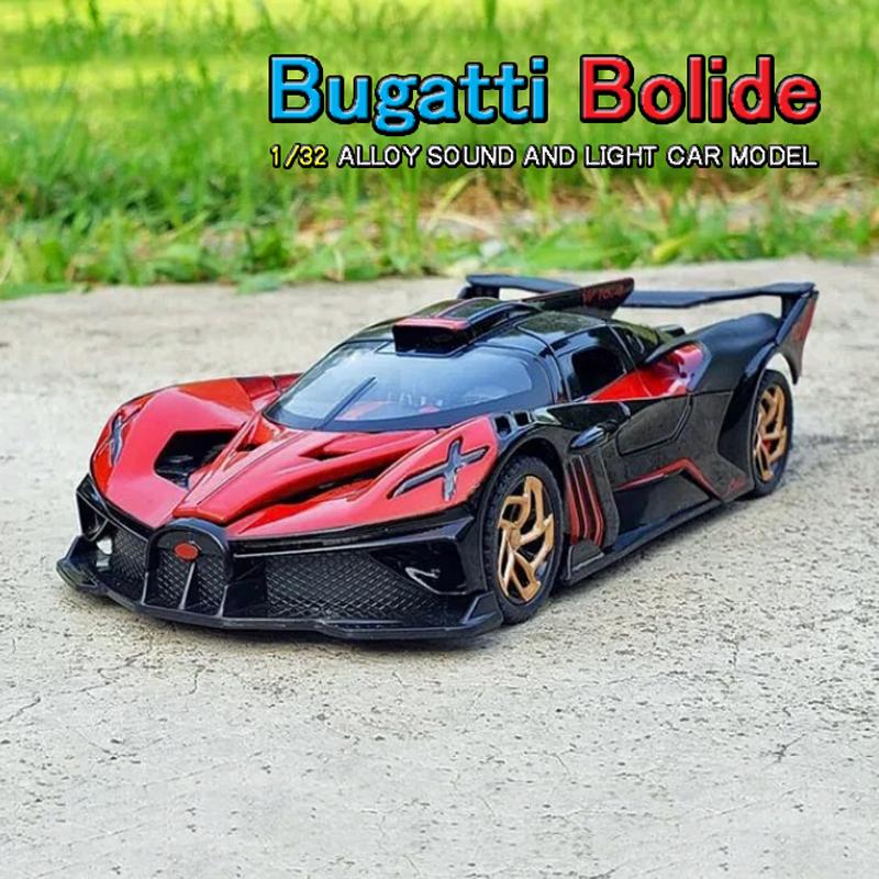 ブガッティ Bolide ボリード 1/32 ミニカー 全4色 ライト点灯