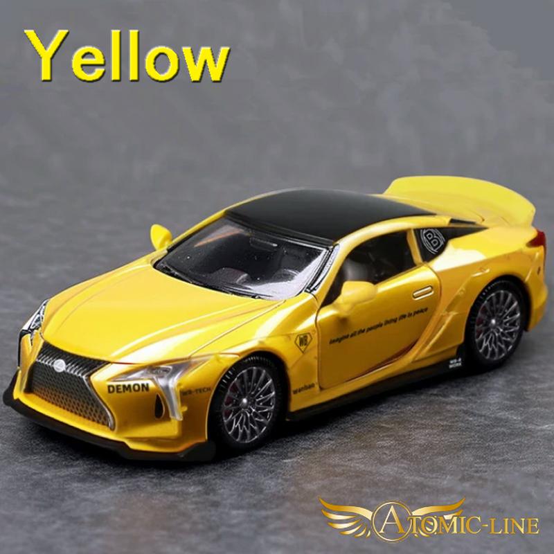 レクサス LEXUS LC500 1/32 ミニカー 全4色 ライト点灯 エンジンサウンド 合金モデル 模型 ジオラマ｜atomic-line｜03