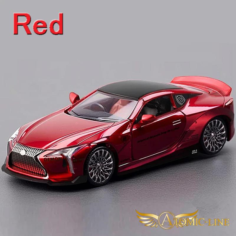 レクサス LEXUS LC500 1/32 ミニカー 全4色 ライト点灯 エンジンサウンド 合金モデル 模型 ジオラマ｜atomic-line｜02