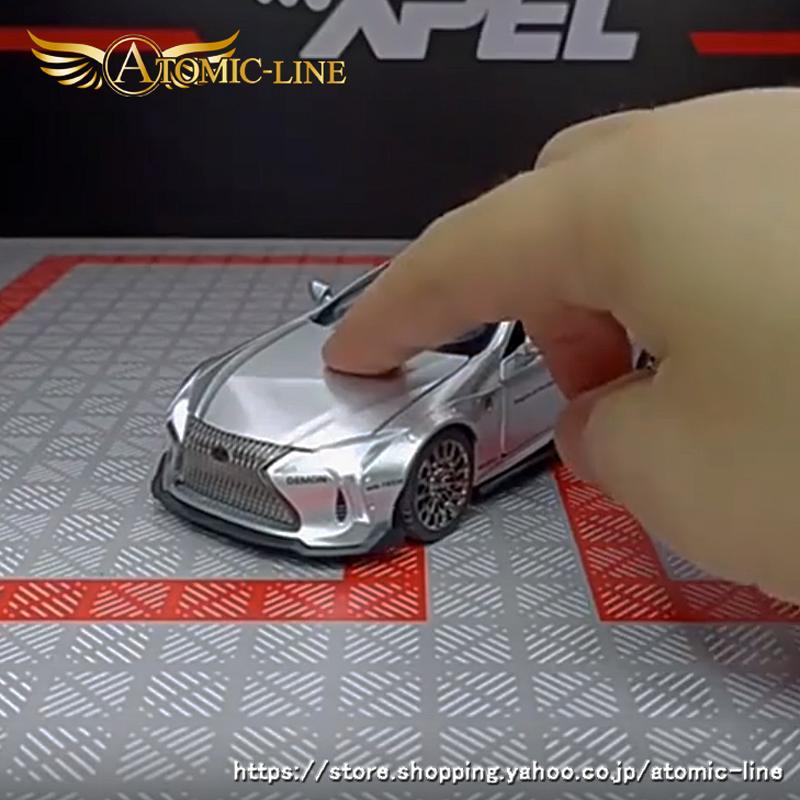 レクサス LEXUS LC500 1/32 ミニカー 全4色 ライト点灯 エンジンサウンド 合金モデル 模型 ジオラマ｜atomic-line｜12