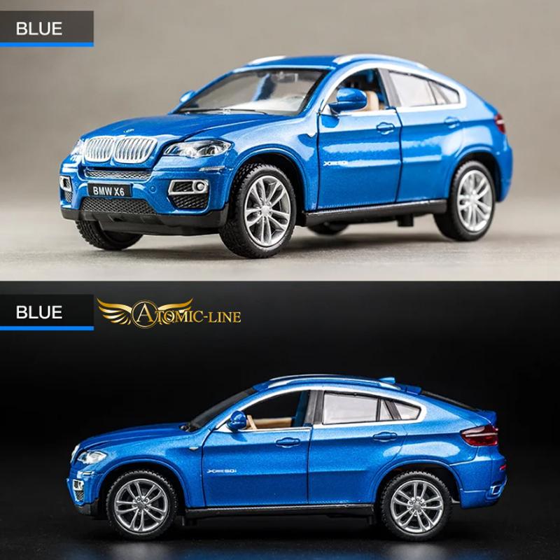 BMW BMW X6 ミニカー 1/32 全4色 ライト点灯 エンジンサウンド 合金