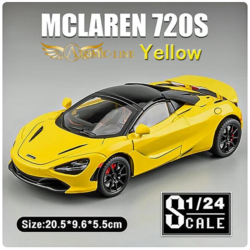 マクラーレン 720S Spider 1/24 ミニカー 全4色 ライト点灯