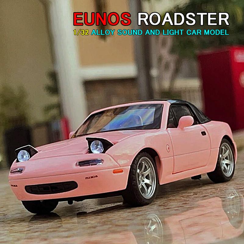 マツダ MAZDA ユーノス ロードスター 1/32 ミニカー 全4色 マツダ MAZDA ユーノス ロードスター 1/32 ミニカー 全4色
