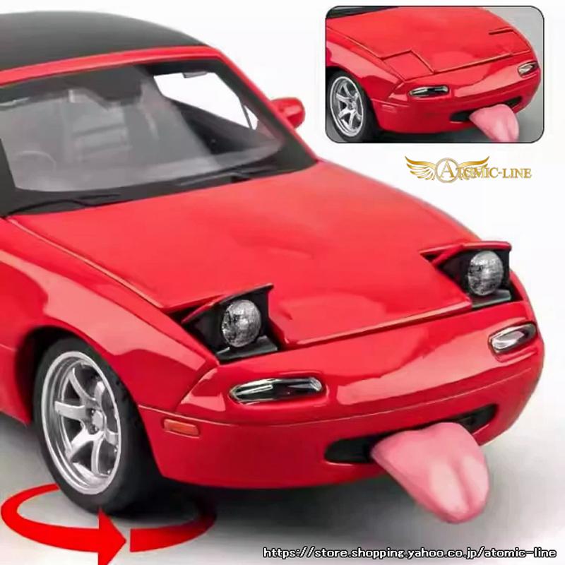希少 ビンテージ マツダ ユーノス ロードスター ステンレス製 ミニカー 旧車 MAZDA ユーノス ロードスター 1/32 ミニカー 全4色 ライト点灯