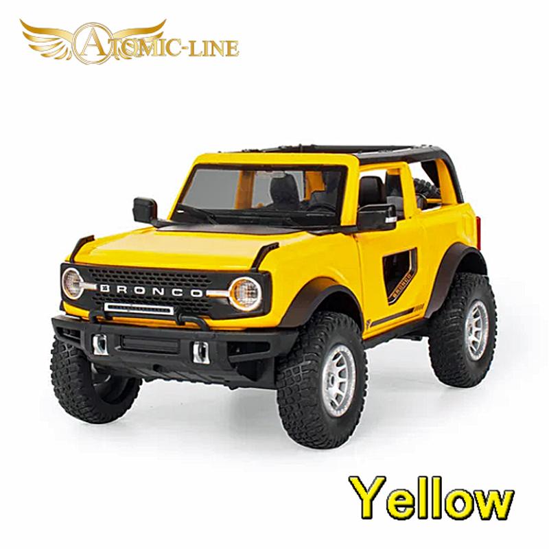 フォード Bronco ブロンコ 1/24 ミニカー 全4色 ライト点灯 エンジン