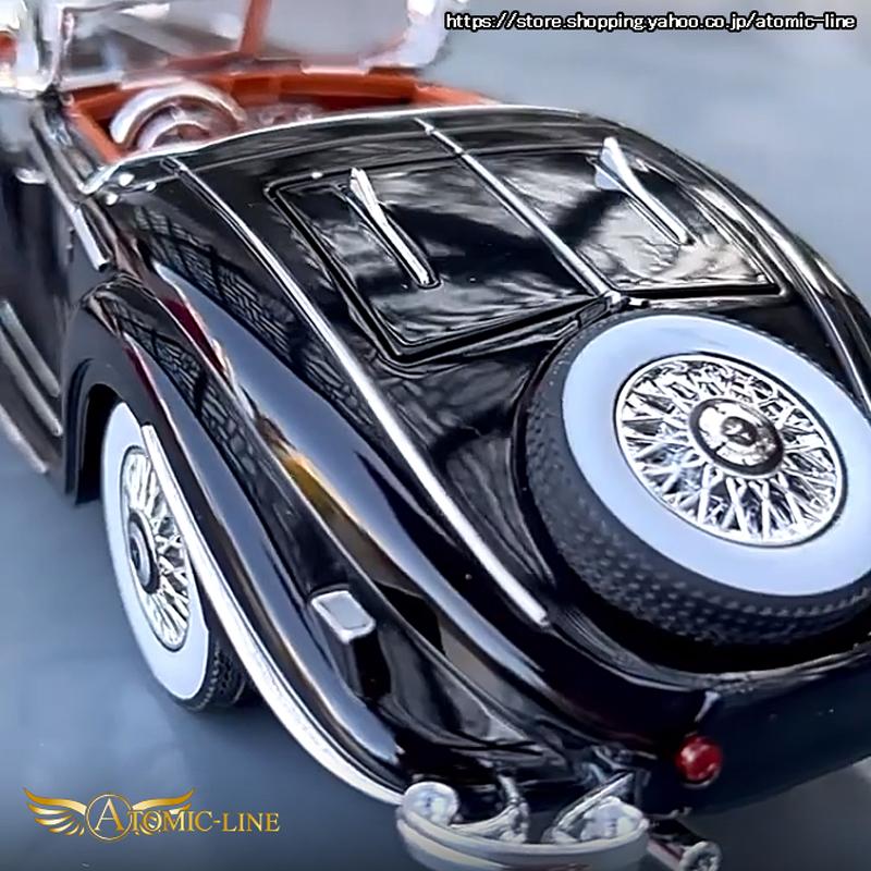 メルセデス ベンツ 500K 1/24 ミニカー 全4色 ライト点灯 メルセデス ベンツ 500K 1/24 ミニカー 全4色 ライト点灯