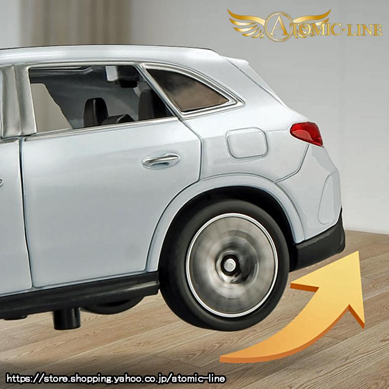 1/32 海外製 LEDライト付 ミニカー 4台セット 金属製 SUBARU スバル STI WRX 1/32 ミニカー 全4色 ライト点灯 合金